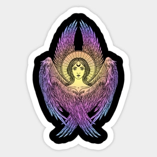 Seraphim Girl Sticker